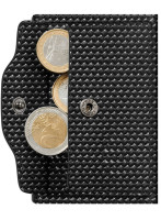 Click & Slide peněženka kožená s oddílem na mince